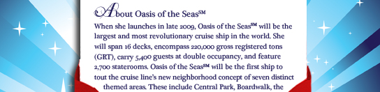 Oasis of the Seas Final Reveal